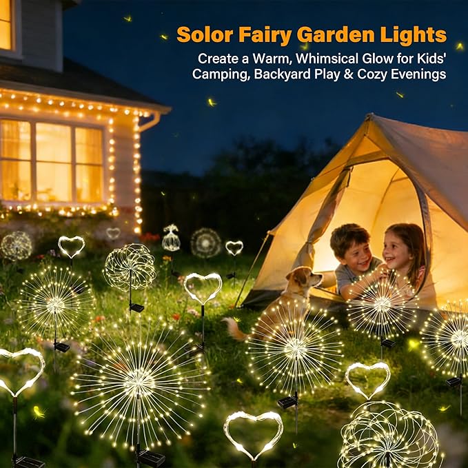 Solar Garden Lights Outdoor Decor Waterproof, Fairy Lights Solar Powered - Image 7