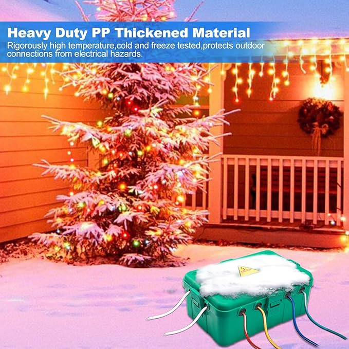 Hrensaw Large Outdoor Electrical Box, IP54 Waterproof Outdoor Outlet Covers - Image 6