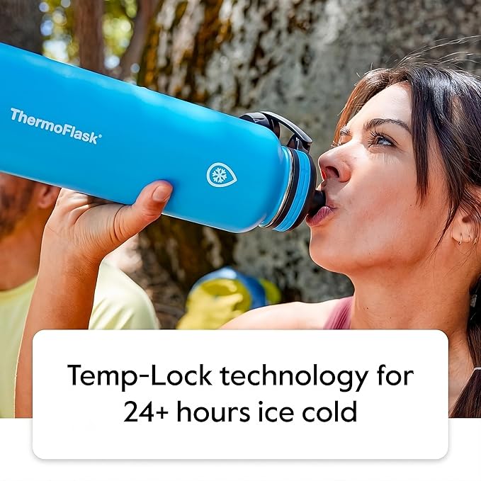 ThermoFlask 24 oz Double Wall Vacuum Insulated Stainless Steel Water Bottle - Image 2