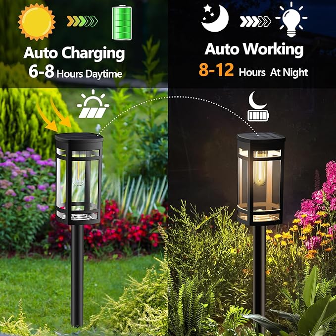 EXCMARK 16 Pack Solar Lights Outdoor Waterproof - Image 5