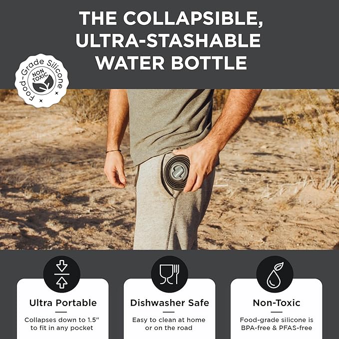 HYDAWAY 25oz Collapsible Water Bottle - Image 3