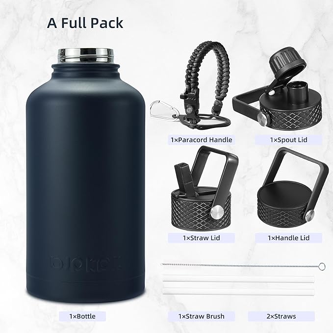 BJPKPK Half Gallon Insulated Water Bottles - Image 4