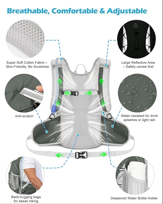 Hydration Backpack with 2L Water Bladder - Image 4