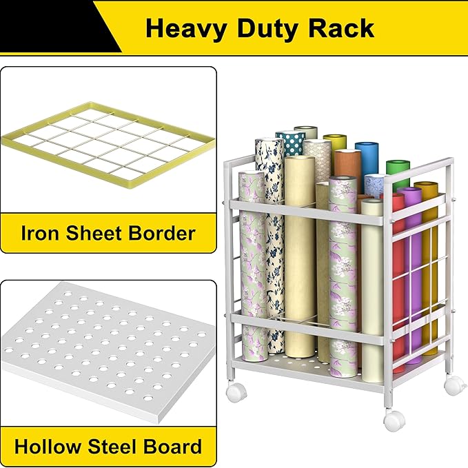 Wrapping Paper Organizer Storage, Wrapping Paper Storage - Image 4