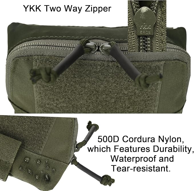 Tactical Molle Admin Pouch Chest Rig Small Molle Chest Pouch Utility MOLLE/Belt - Image 3