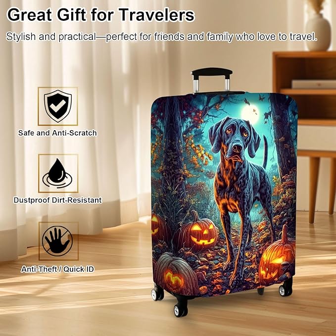 Luggage Cover Protector for 30-32 Inch Suitcases, TSA Approved Elastic Travel - Image 7