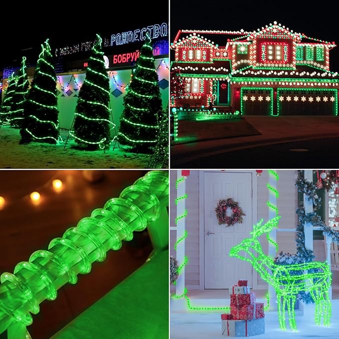 150ft LED Rope Lights Outdoor, 1080 LED Connectable and Flexible Tube Lights - Image 8