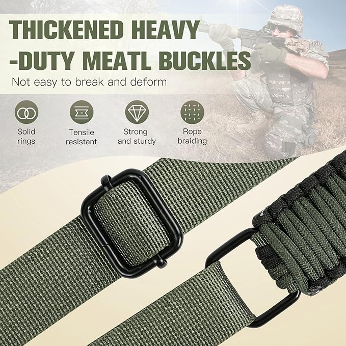 VVAAGG Two-Point Paracord Rifle Sling - Image 4