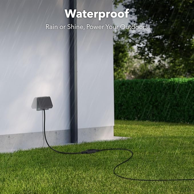 BN-LINK 15 ft Indoor/Outdoor Extension Cord 16/3 SJTW, Water & Weather Resistant - Image 4