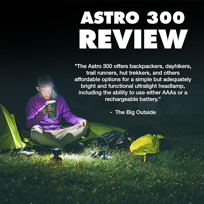 BLACK DIAMOND Astro 300 Headlamp | 300 Lumens Brightness | 3X AAA Battery - Image 6