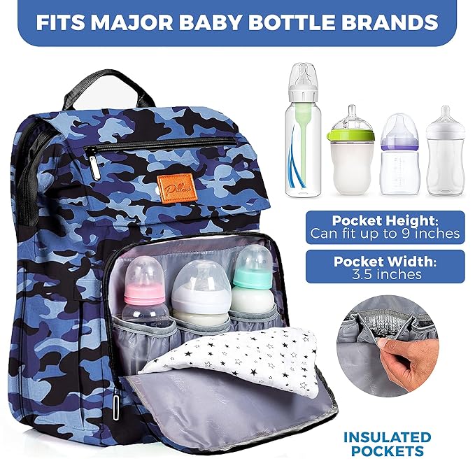 PILLANI Baby Diaper Bag Backpack - Image 4