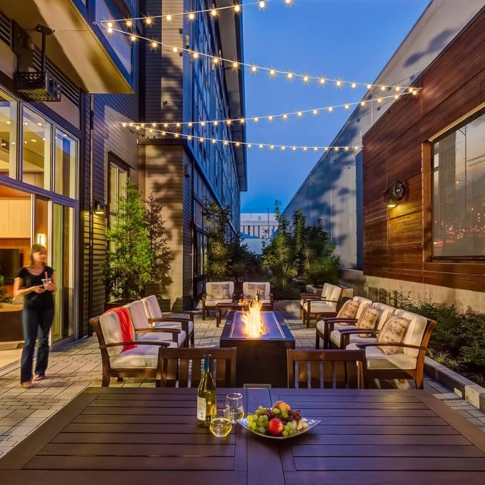 Mlambert 50Ft Outdoor String Lights, G40 Globe Patio Lights - Image 7