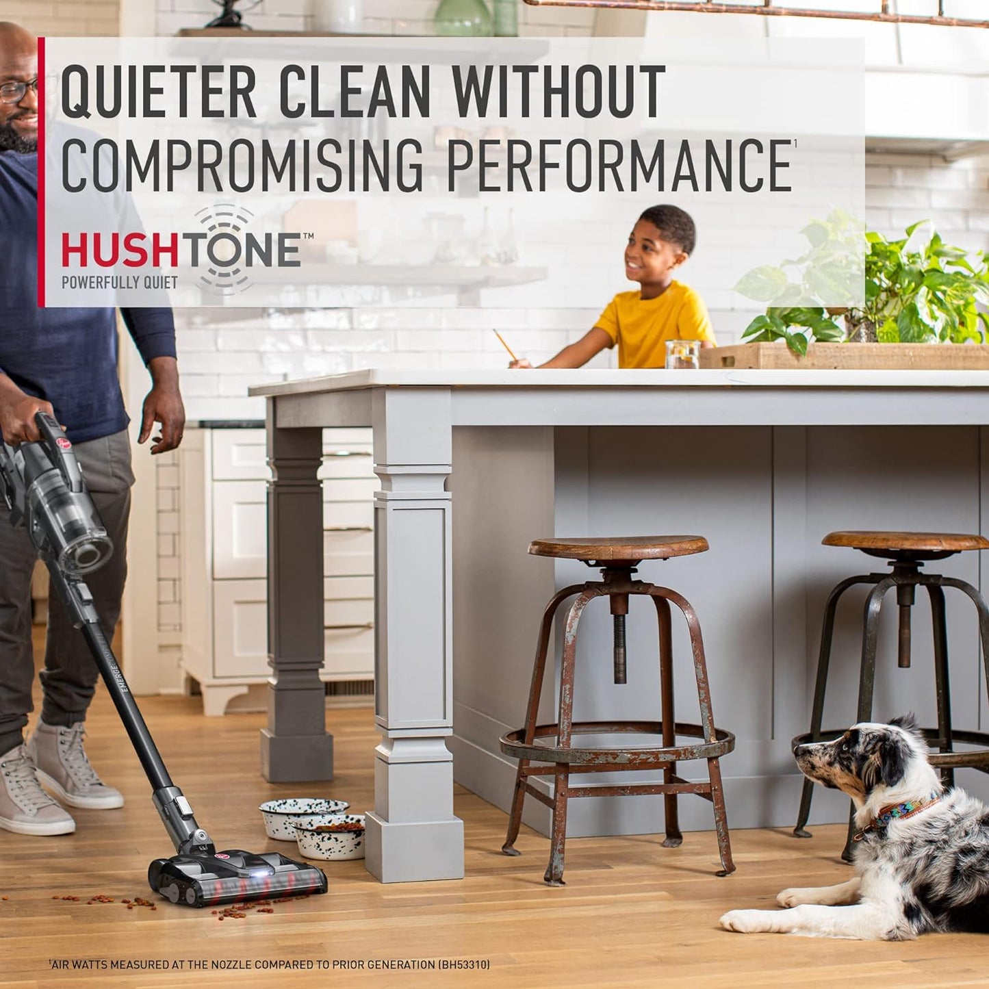 Hoover ONEPWR WindTunnel Emerge Complete Cordless Stick Vacuum Cleaner, Lightweight Stick Vac, Powerful and Quiet Cleaning, Self Standing, No Wall Mount Required, Cordless Vacuum Cleaners for Home Use