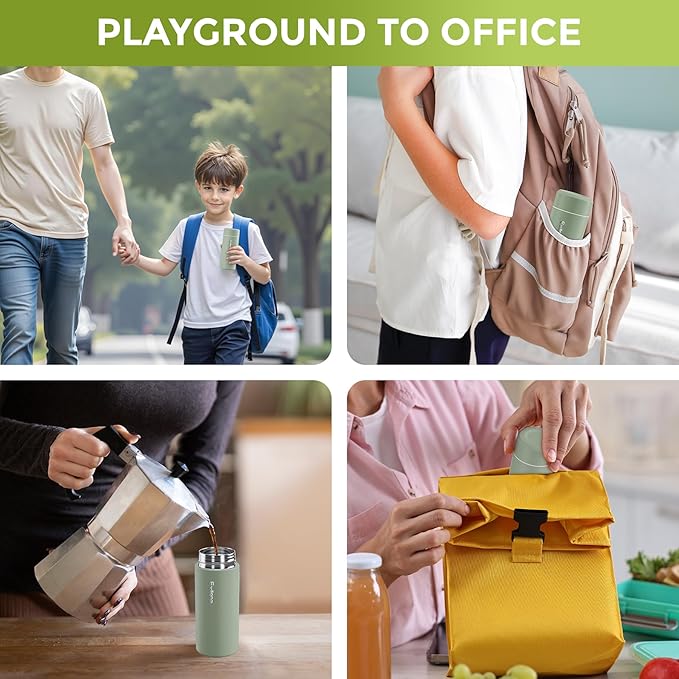 【Upgraded】Exllena Small Insulated Water Bottle 8 oz/250ml– Mini Insulated Water - Image 7