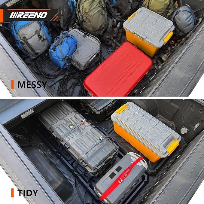 Slide-Out Truck Bed Organizer Tray, Heavy Duty Cargo Storage System - Image 7