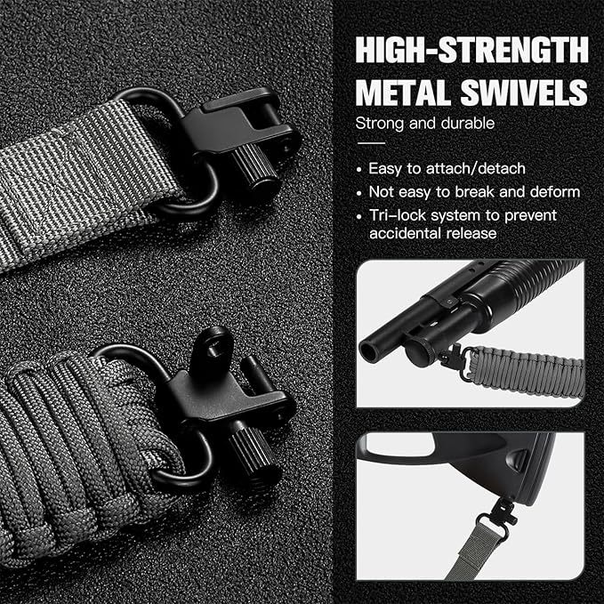 VVAAGG Two-Point Paracord Rifle Sling - Image 3