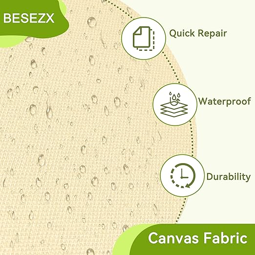 Besezx Canvas Repair Tape, Outdoor Gear Patch, 3x79 Inches, Waterproof - Image 3
