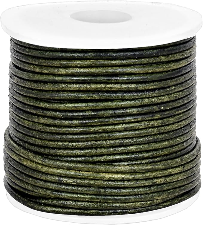 GENIQUE Real/Genuine Round Leather String Cord - Image 2
