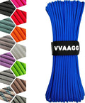 VVAAGG 1000 Blue Paracord Rope, 50ft 12 Strand Parachute Cord by ParacordSpecialist