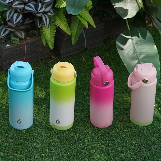 BJPKPK Water Bottle with Straw Lid, 24oz Vacuum Insulated Water Bottles - Image 7