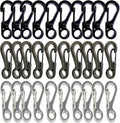 Mini Carabiner Clips with Metal Spring Wiregate Hook and Little Eye Hole by Bytiyar