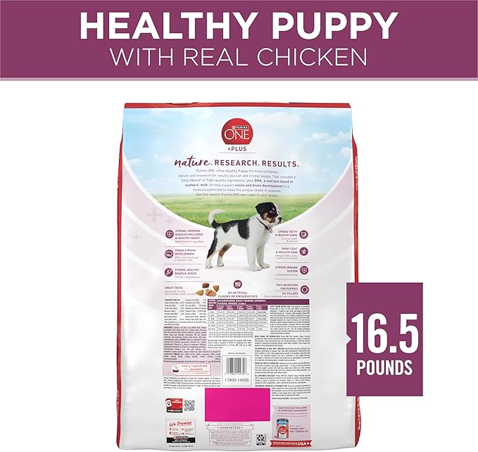 Purina ONE Plus Healthy Puppy Formula High Protein Natural Dry Puppy Food - Image 8