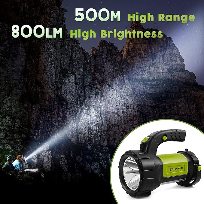AlpsWolf Camping Lantern Rechargeable, 2 Pack Same LED Flashlight Spotlight - Image 3