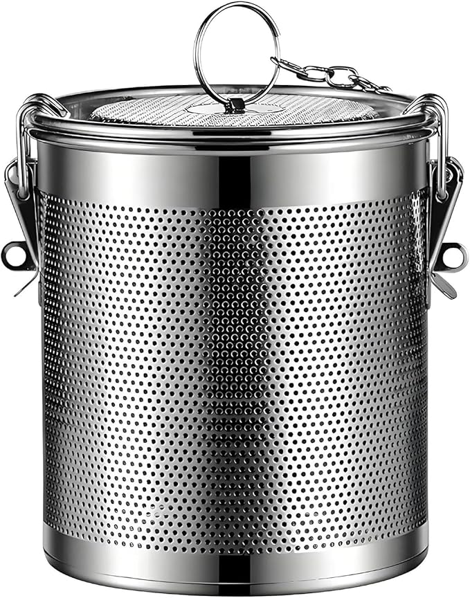 Stainless steel cylindrical seasoning filter, Mesh Design Tea Ball Strainer by BANGPEIWQT