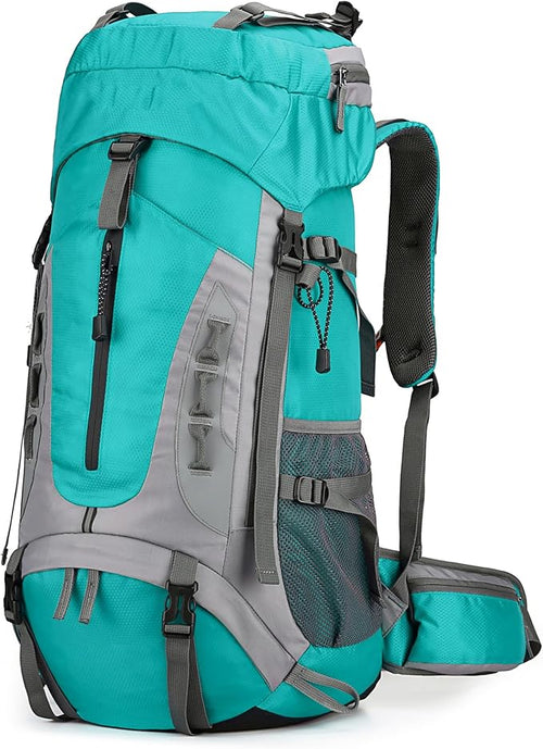 75L Hiking Backpack with Rain Cover Waterproof Camping Backpack Shoes Warehouse by W+WINTMING