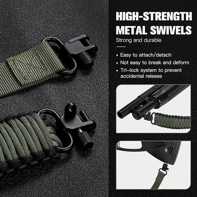 VVAAGG Two-Point Paracord Rifle Sling - Image 5