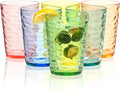 14-ounce Plastic Tumblers, Acrylic Drinking Glasses, Shatter-Proof, by ZAINCA