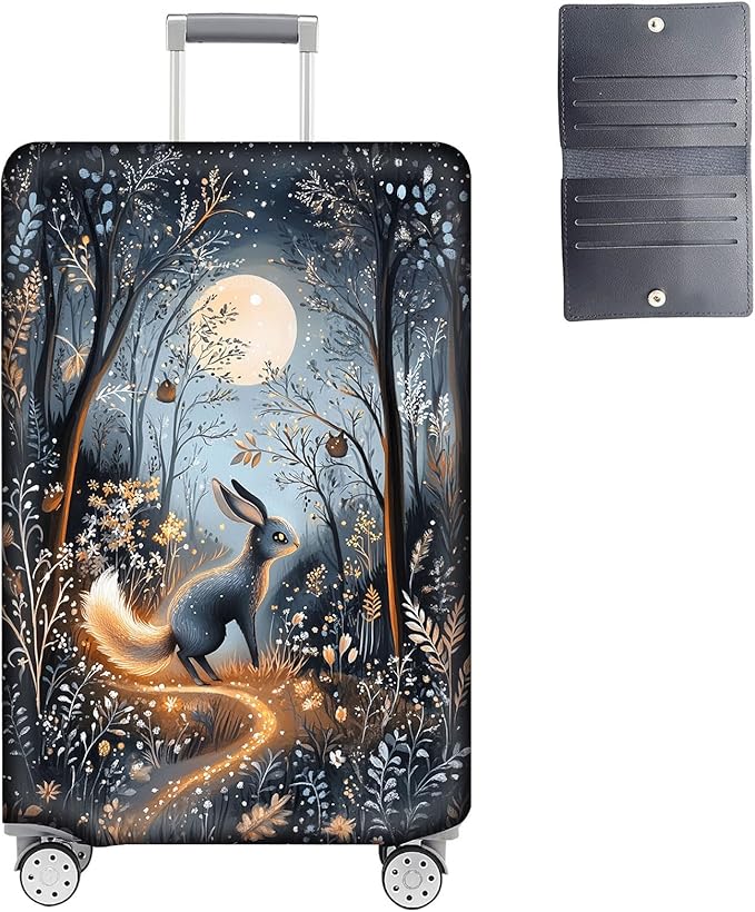 Luggage Cover Protector for 22-24 Inch Suitcases, TSA Approved Elastic Travel by Unknown