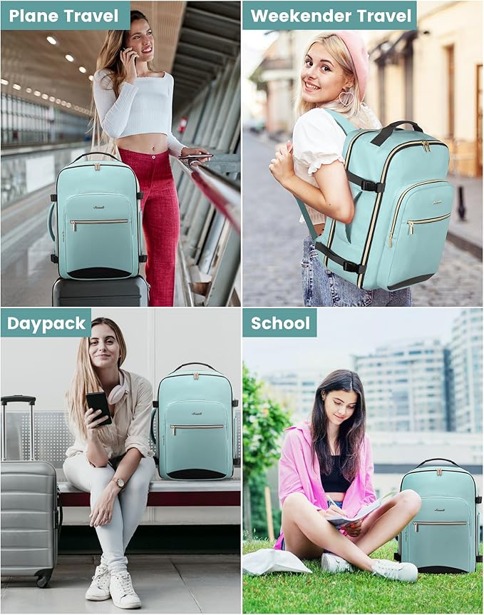 LOVEVOOK Travel Backpack for Women & Men 40L, Airline Approved Carry On - Image 7
