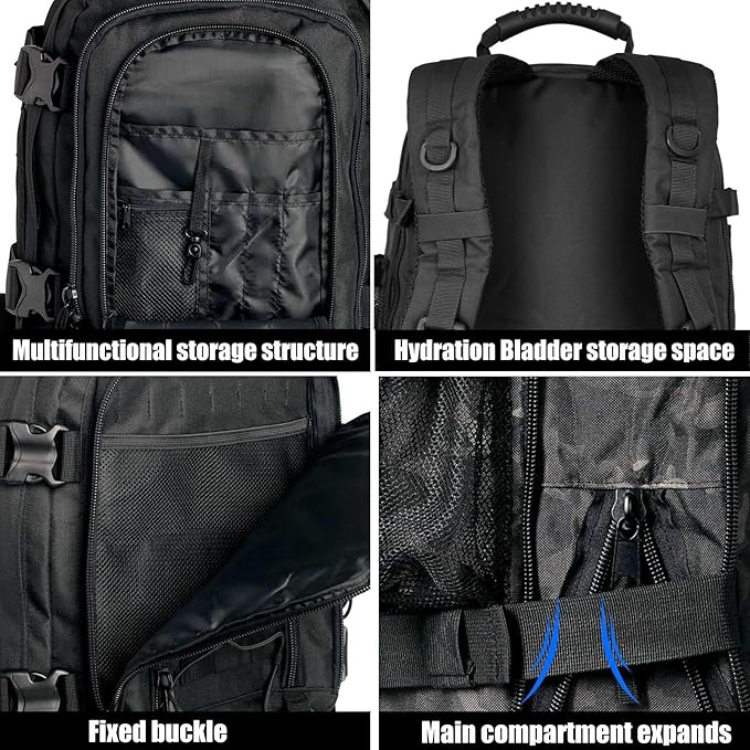 Miramrax Tactical Backpack Military Army Daypack - Image 8