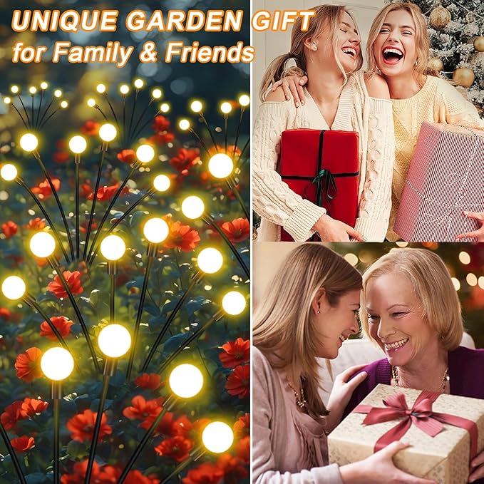 ZFNN Solar Firefly Lights 16 LED Swaying Outdoor Waterproof Decorative Lights - Image 5