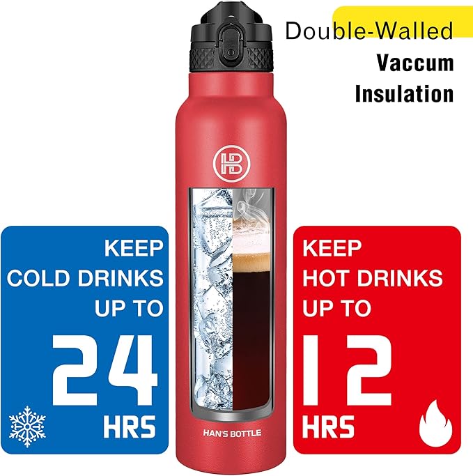 Han's Bottle Sports Water Bottle - 32 Oz - Image 6