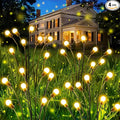OZS 4 Pack Total 32 LED Solar Garden Lights Fairy Outdoor by OZS