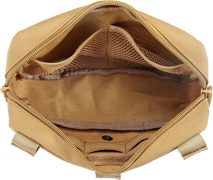 FRTKK Tactical Molle Admin Pouch Utility Laser Cut EDC Tool Pouch Bag - Image 4