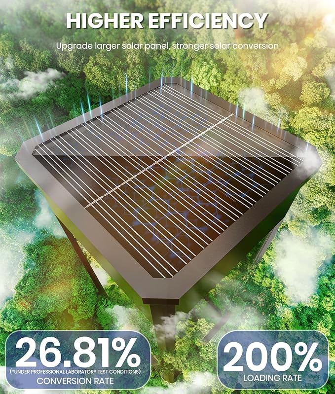 12 Pack Bright Solar Pathway Lights Outdoor, IP65 Waterproof Auto On/Off Solar - Image 3