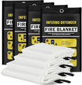 Emergency Fire Blanket For Home And Kitchen, Safe Touch Silicone Coated by Unknown