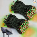 2 Pack 200 LED Solar Christmas Lights Outdoor Waterproof, Solar String Lights by EEW