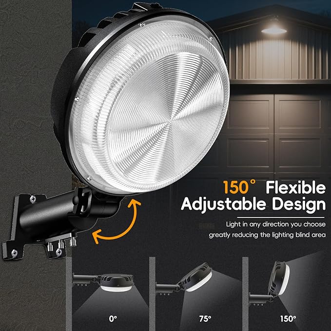 150W 2 Pack 20000LM Dusk to Dawn Outdoor Lighting, LED Barn Lights Outdoor - Image 4