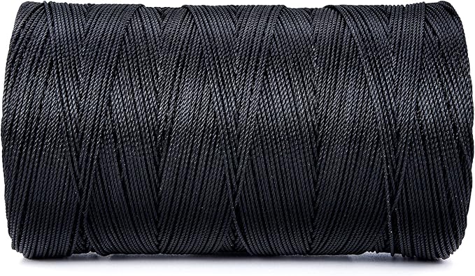 HONGDA Tarred Bank Line Twine, 1920 Feet Nylon Twine #9 Bank Line-Black Nylon - Image 7