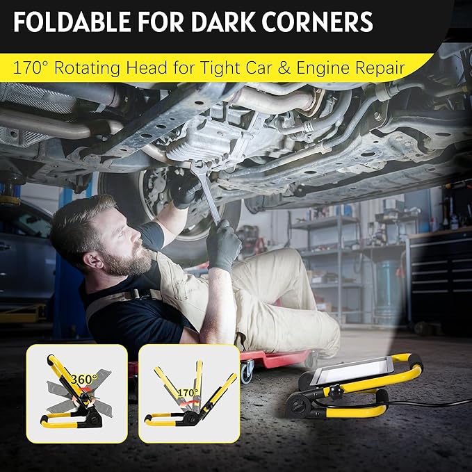 10000LM LED Work Light: Portable Work Light - Image 4
