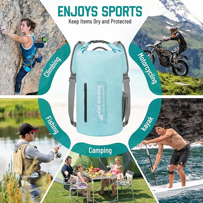 BKNOOU Dry Bag Waterproof Backpack - Image 9