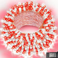 Christmas String Lights, 66 ft 200 LED Christmas Lights Plug in, Indoor Outdoor by Pooqla