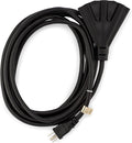 Holiday Lighting Outlet 15-Foot Black Extension Cord, 3-Prong Indoor & Outdoor by HLOLighting