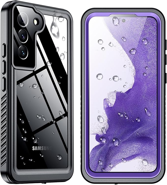SPIDERCASE for Samsung Galaxy S22 Waterproof Case, IP68 Water Resistance Full by SPIDERCASE