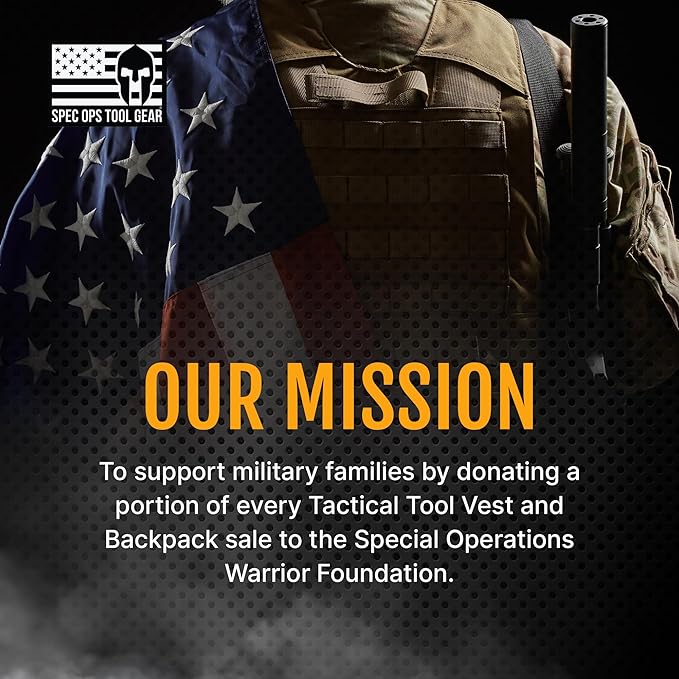 Spec Ops Tool Gear SF-18 Charlie 2.0 Tactical Tool Vest & Belt | Modular MOLLE - Image 2