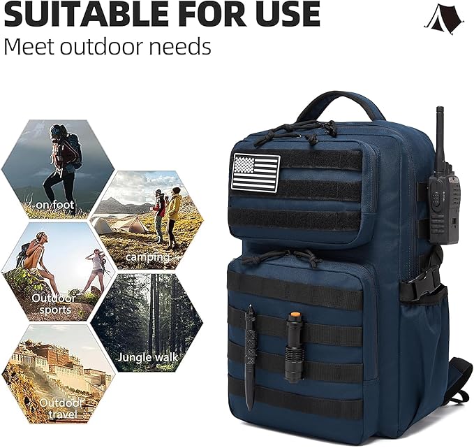 Wotony Military Tactical Backpack - Image 3